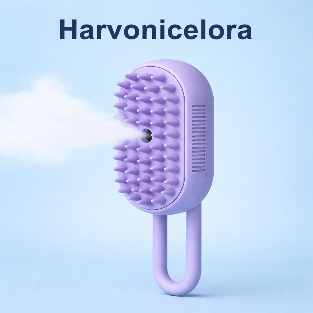 Harvonicelora 3-in-1 Steam Brush