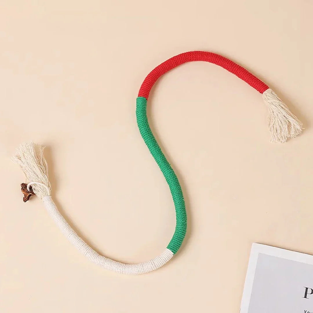 Cat Teasing Rope Toy – Bite Resistant