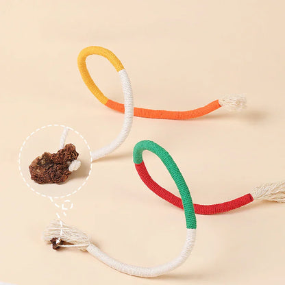 Cat Teasing Rope Toy – Bite Resistant