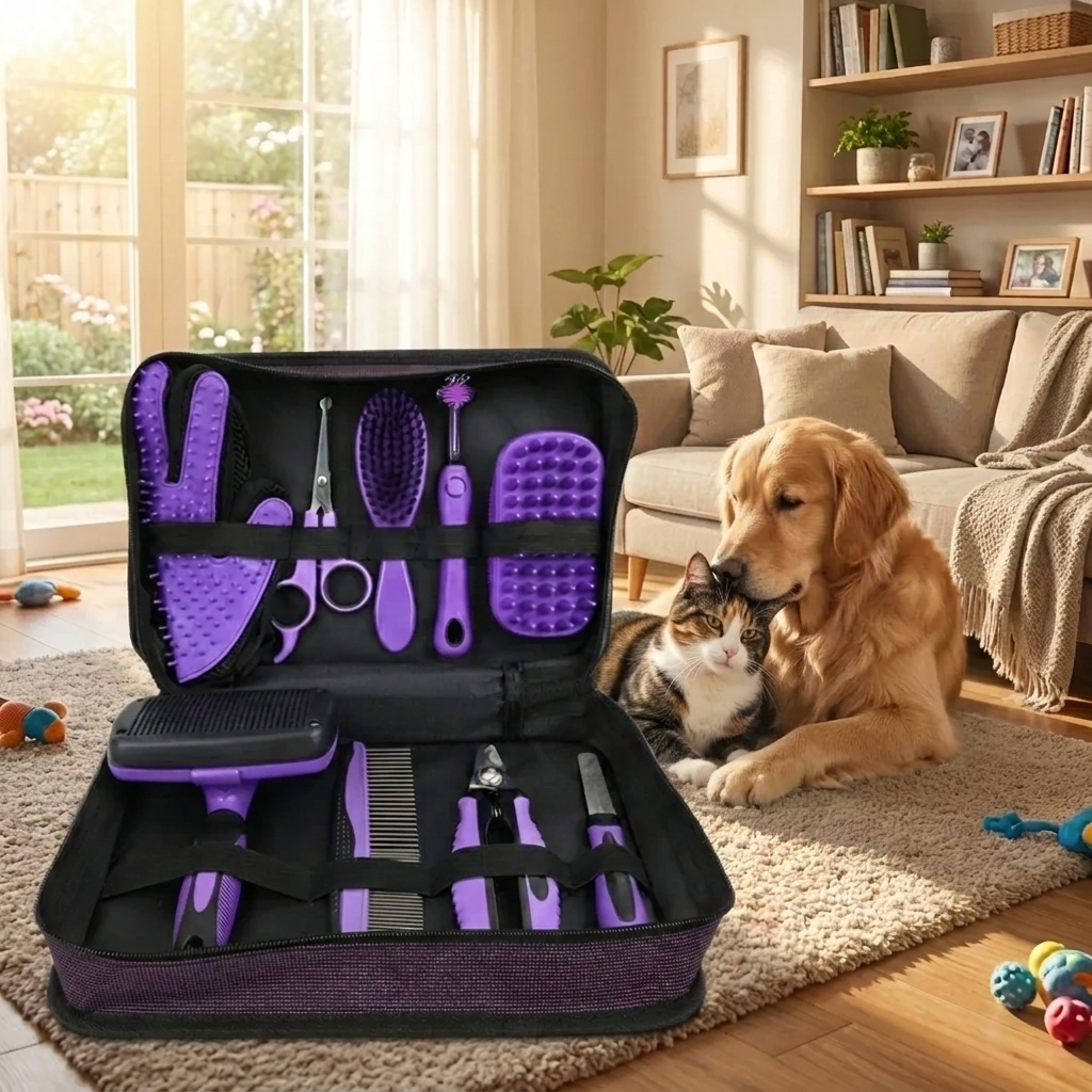 9-Piece Pet Care Essentials Kit